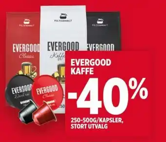 Meny EVERGOOD EVERGOOD 250-500G/KAPSLER, STORT UTVALG tilbud