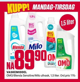 Europris Vaskemiddel tilbud
