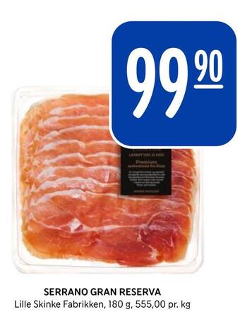 Rema 1000 Serrano gran reserva tilbud