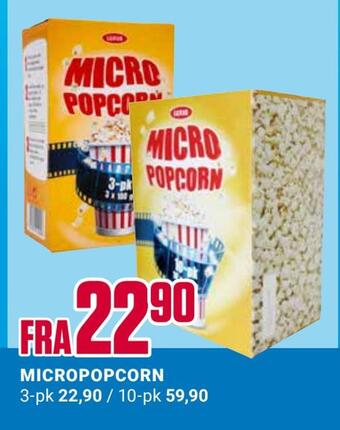 Europris Micropopcorn tilbud