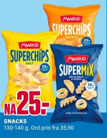 Europris Snacks tilbud