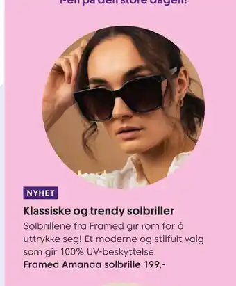 VITA Klassiske og trendy solbriller tilbud