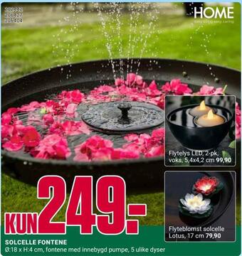 Europris Solcelle fontene tilbud