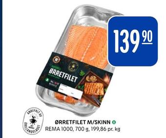 Rema 1000 Ørretfilet m/skinn tilbud