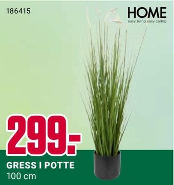 Europris Gress i potte tilbud