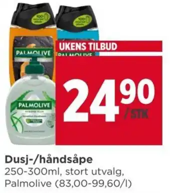 Meny Dusj-/håndsåpe 250-300ml, stort utvalg, Palmolive tilbud