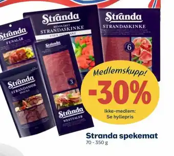Coop Extra Stranda spekemat 70-350 g tilbud