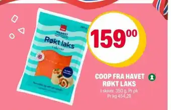 Coop Extra COOP FRA HAVET O RØKT LAKS I skiver. 350 g. tilbud