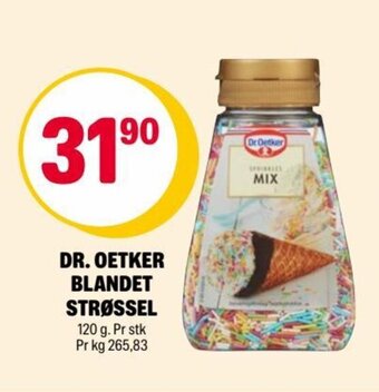 Coop Extra DR.OETKER BLANDET STRØSSEL 120 g tilbud