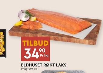 Coop Mega Eldhuset røkt laks tilbud
