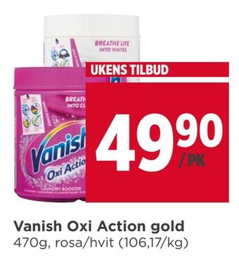 Meny Vanish oxi action gold tilbud