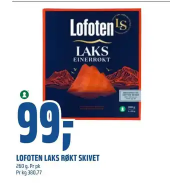 Coop Obs Lofoten laks røkt skivet tilbud