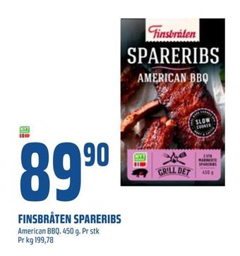 Coop Obs Finsbråten spareribs tilbud
