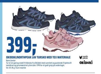 Coop Obs Okidoki/northpeak lav tursko med tex materiale tilbud