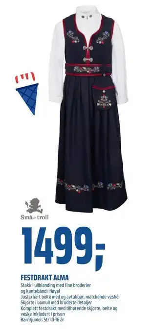 Coop Obs Festdrakt alma tilbud