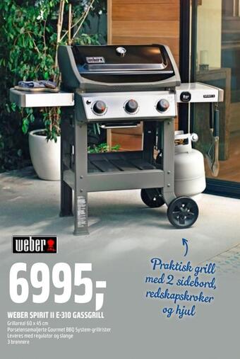 Coop Obs Weber spirit ii e-310 gassgrill tilbud