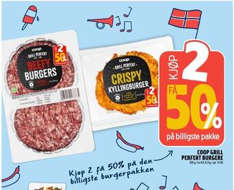 Coop Prix Coop grill perfekt burgere tilbud