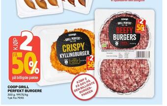 Matkroken Coop grill perfekt burgere tilbud