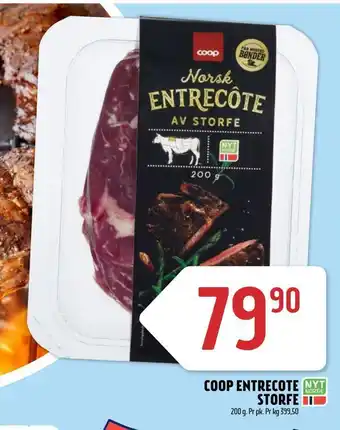 Coop Prix Coop entrecote storfe tilbud