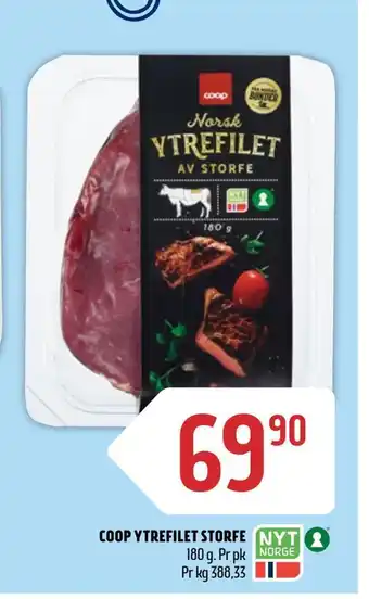 Coop Prix Coop ytrefilet storfe tilbud