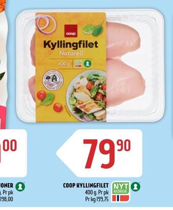 Coop Prix Coop kyllingfilet tilbud