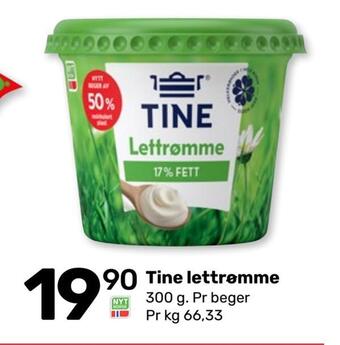 Coop Marked Tine lettrømme tilbud