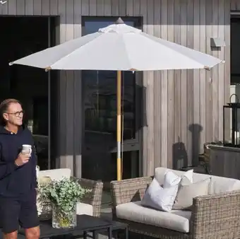 Bohus Parasoll med press tilt tilbud