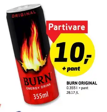 Bunnpris Burn original tilbud