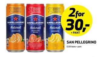 Bunnpris San pellegrino tilbud