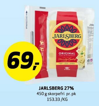 Bunnpris Jarlsberg 27% tilbud