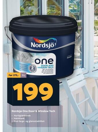 Megaflis Nordsjø one door & window tech tilbud