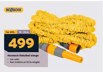 Megaflis Hozelock fleksibel slange tilbud