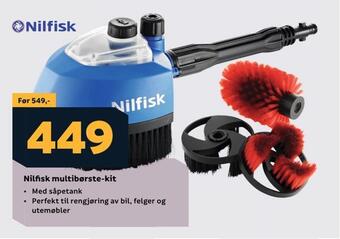 Megaflis Nilfisk multibørste-kit tilbud