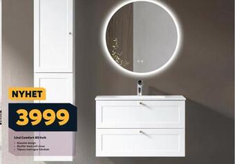 Megaflis Lind comfort 80 hvit tilbud