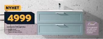 Megaflis Lind comfort 100 light blue tilbud