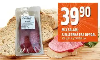 Coop Obs Mix salami fjelltørka fra oppdal tilbud