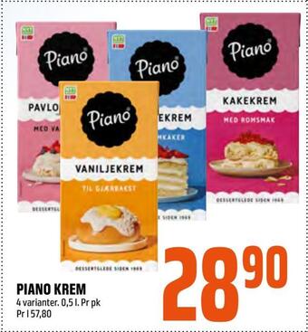 Coop Obs Piano krem tilbud