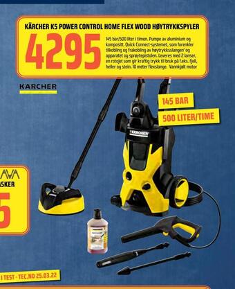 Coop Obs Kärcher k5 power control home flex wood høytrykkspyler tilbud