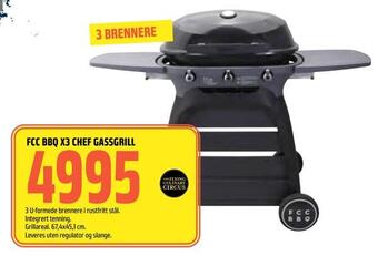 Coop Obs Fcc bbq x3 chef gassgrill tilbud