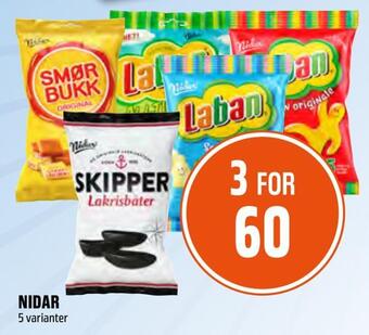 Coop Obs Nidar tilbud