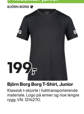 XXL Sport Björn borg borg t-shirt, junior tilbud