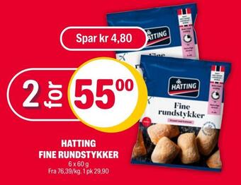 Coop Extra Hatting fine rundstykker tilbud