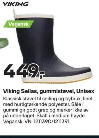 XXL Sport Viking seilas, gummistøvel, unisex tilbud