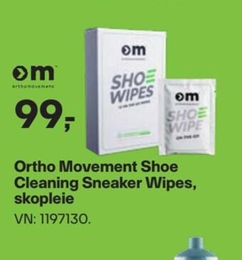 XXL Sport Ortho movement shoe cleaning sneaker wipes, skopleie tilbud