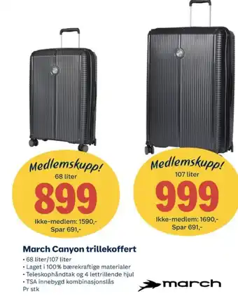 Coop Extra March trillekoffert tilbud