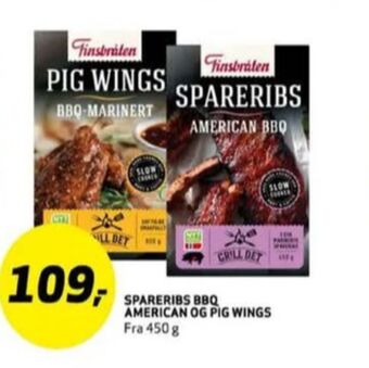 Bunnpris Finsbråten spareribs tilbud