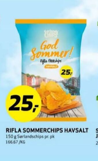 Bunnpris Tynn & sprø chips tilbud