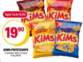 Coop Extra Kims chips tilbud