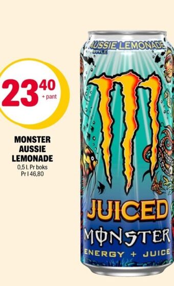 Coop Extra Monster energy energidrikk tilbud