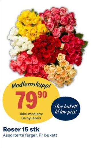Coop Obs Ukjent bukett tilbud